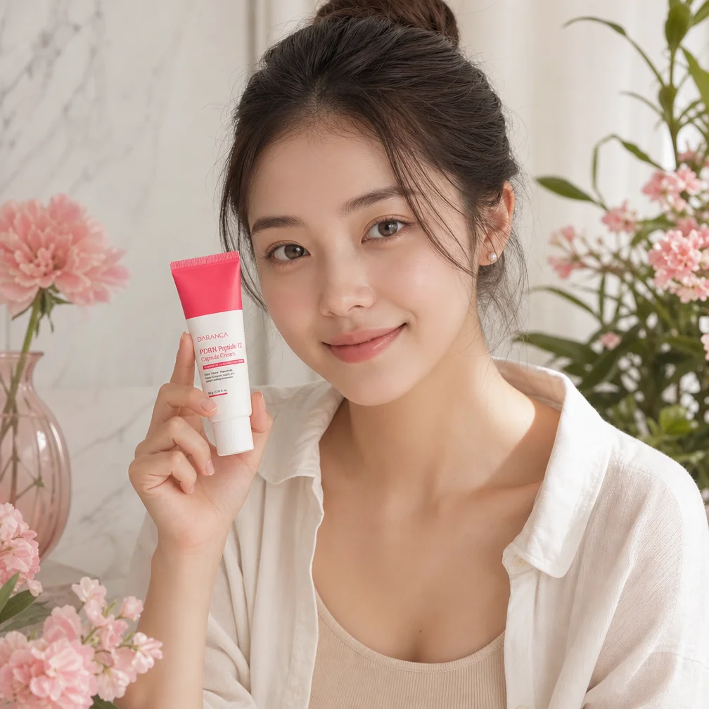 Корейские Косметические Средства Private Label Oem Odm: Омолаживающий И Осветляющий Крем Для Лица С Pdrn-пептидом,12 Капсул
