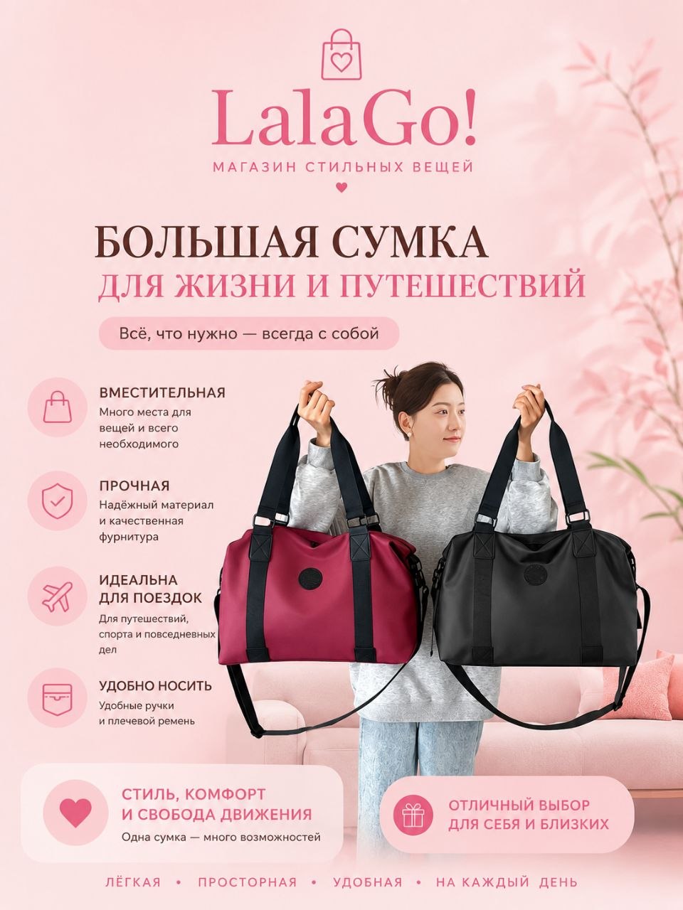 Дорожная и спортивная сумка