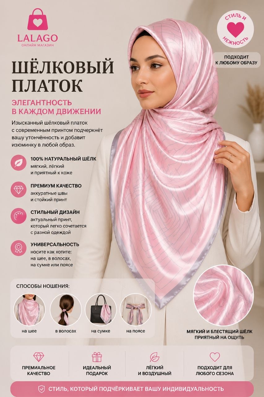 Розовый / Атлас5